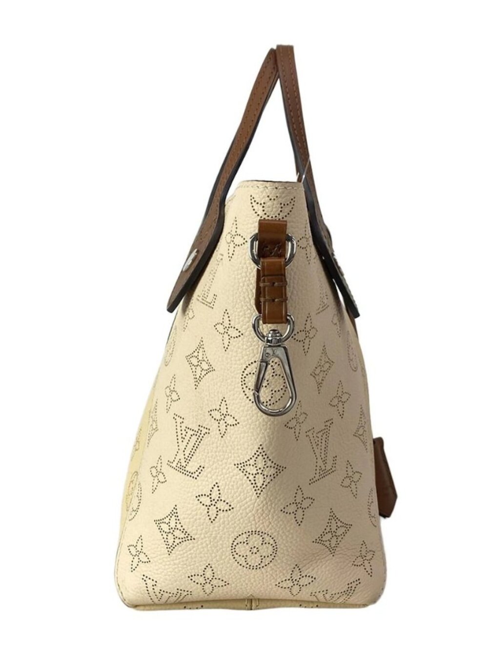 LOUIS VUITTON Hina PM M51950 Creme Mahina DR1179/RFID verified Tote Bag - Picture 2 of 15